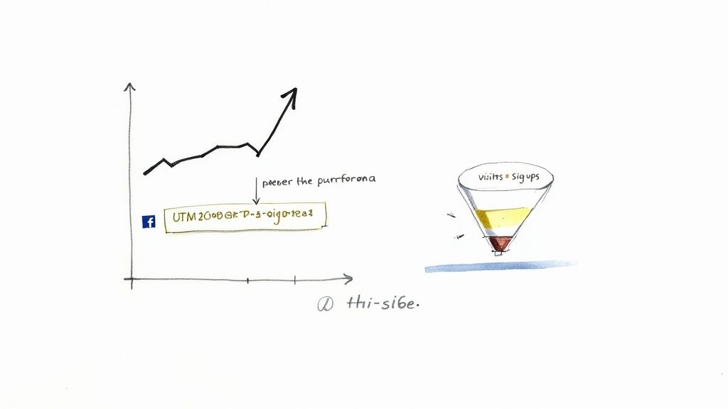 Data analytics dashboard showing graphs and charts.