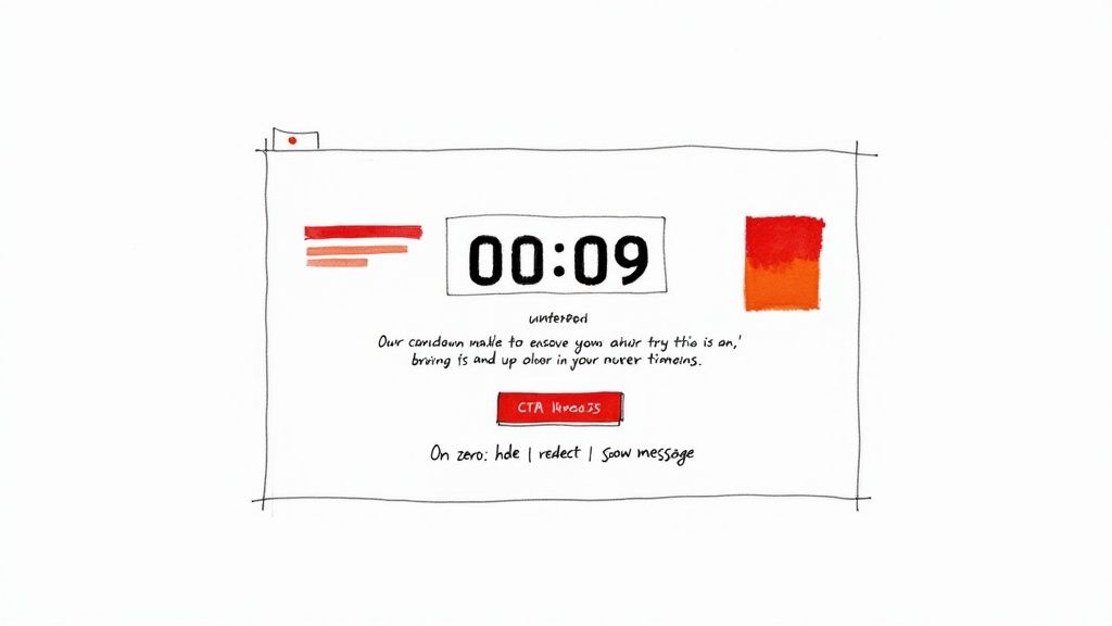 A person customizing a digital timer on a computer screen