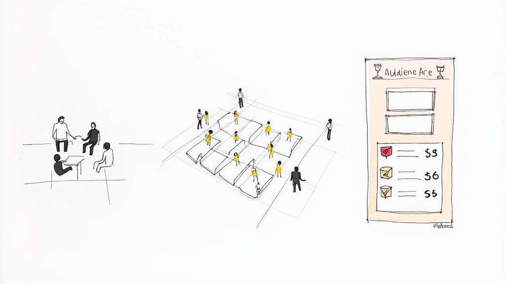 Attendees networking and engaging during a virtual event