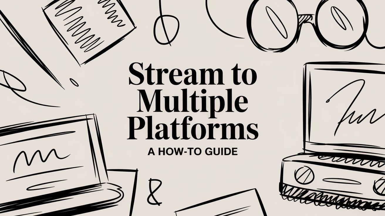 Stream to Multiple Platforms A How-To Guide