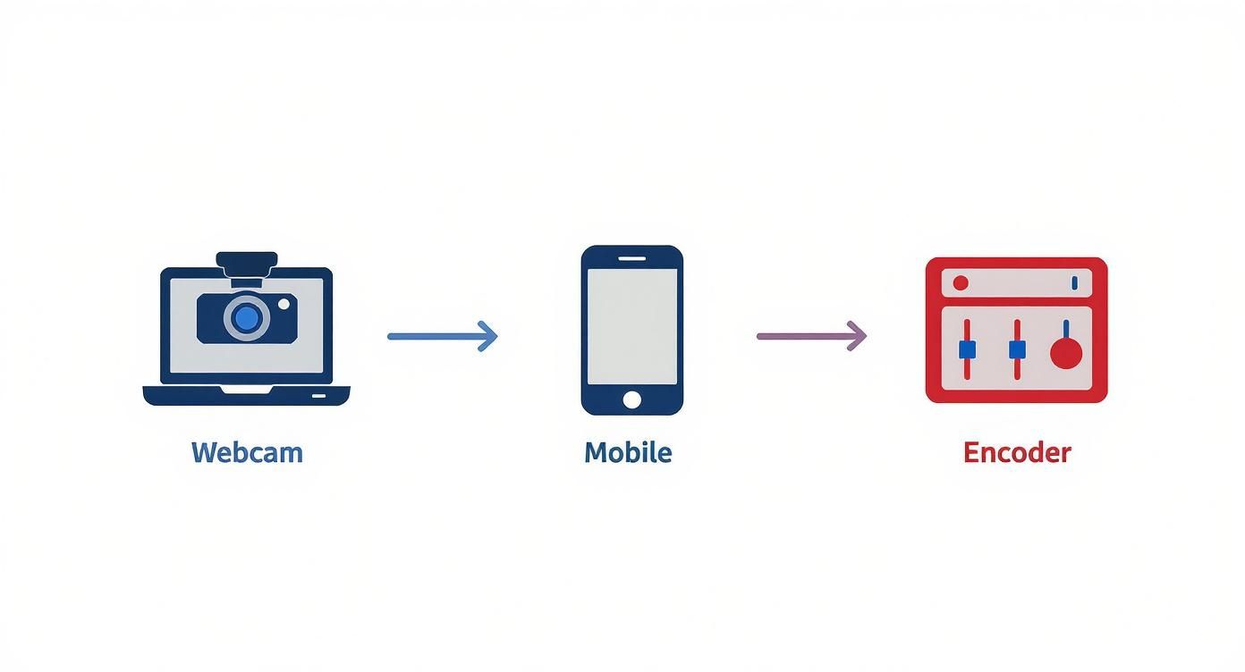 Infographic about can you go live on youtube