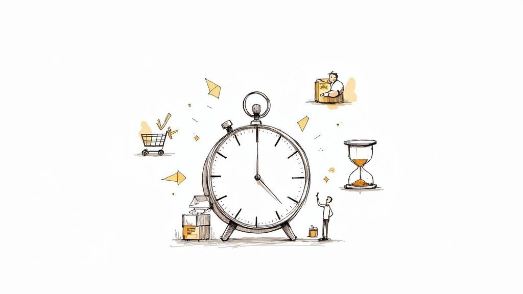 A digital countdown timer display on a modern smartphone screen, showing the final seconds ticking away.