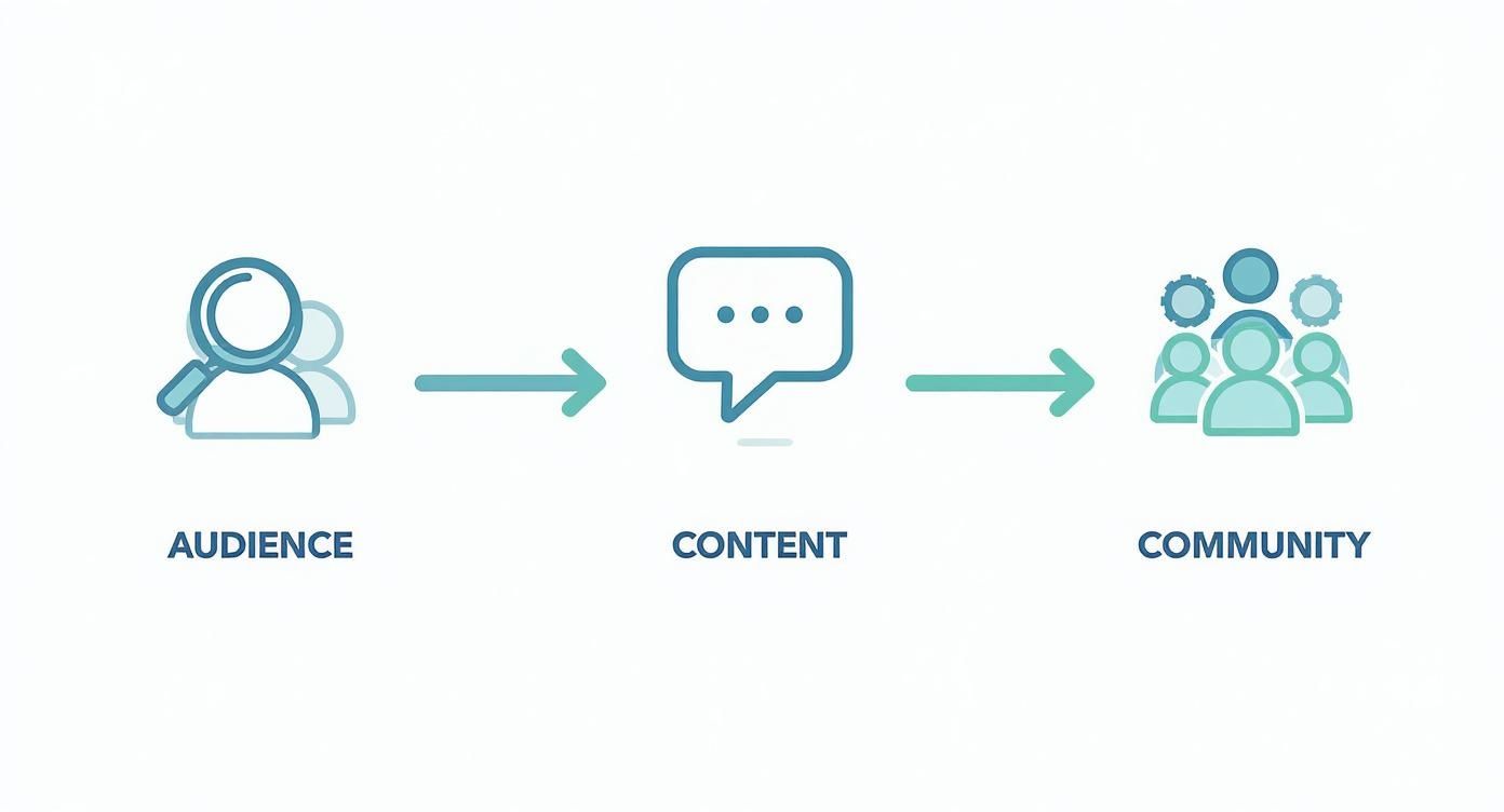 Infographic about how to increase social media engagement