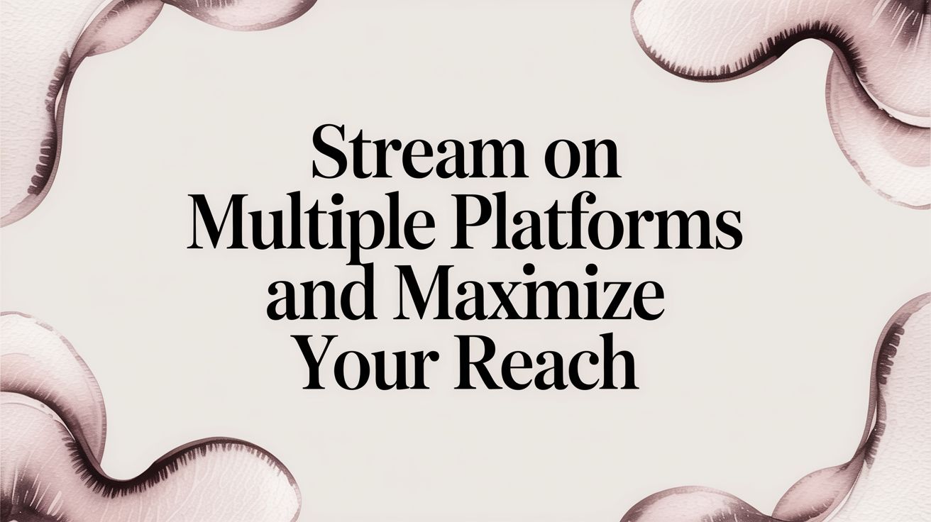Stream on Multiple Platforms and Maximize Your Reach