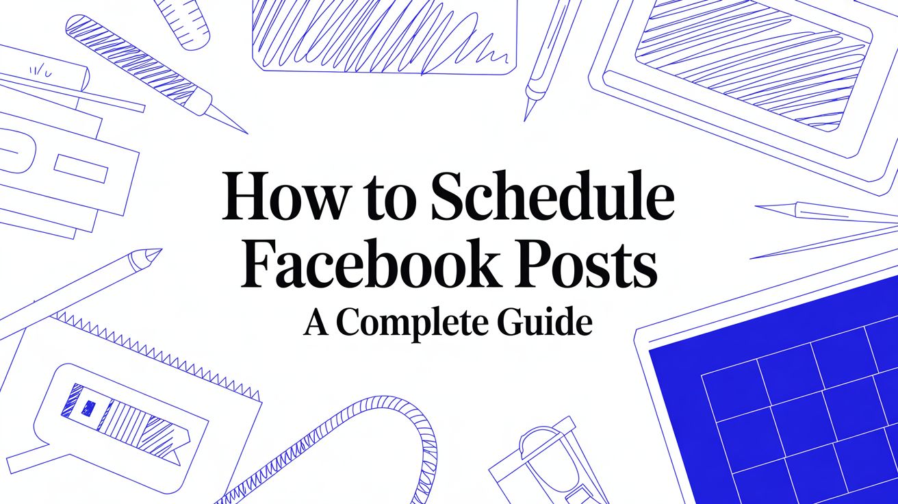 Cover Image for How to Schedule Facebook Posts a Complete Guide