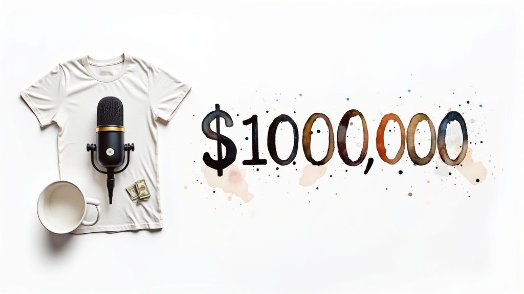 A single plant sprout growing out of a pile of coins, symbolizing slow financial growth.