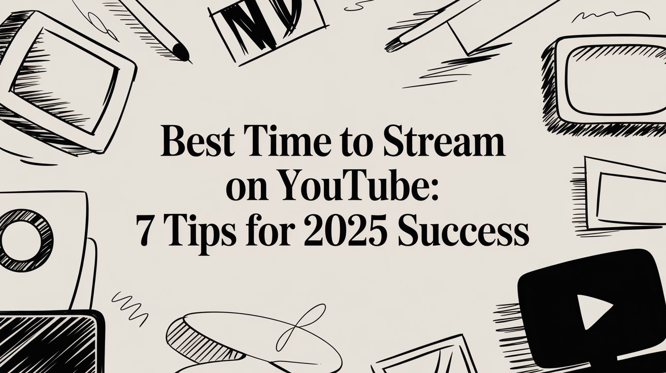 best time to stream on youtube: 7 tips for 2025 success