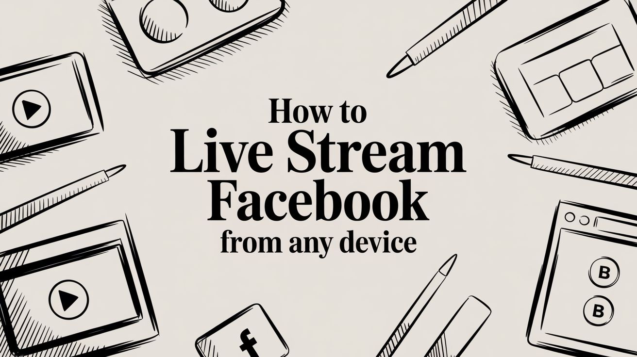 How to Live Stream Facebook from Any Device