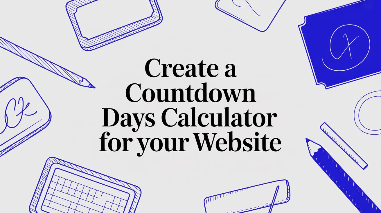 Cover Image for Create a Countdown Days Calculator for Your Website