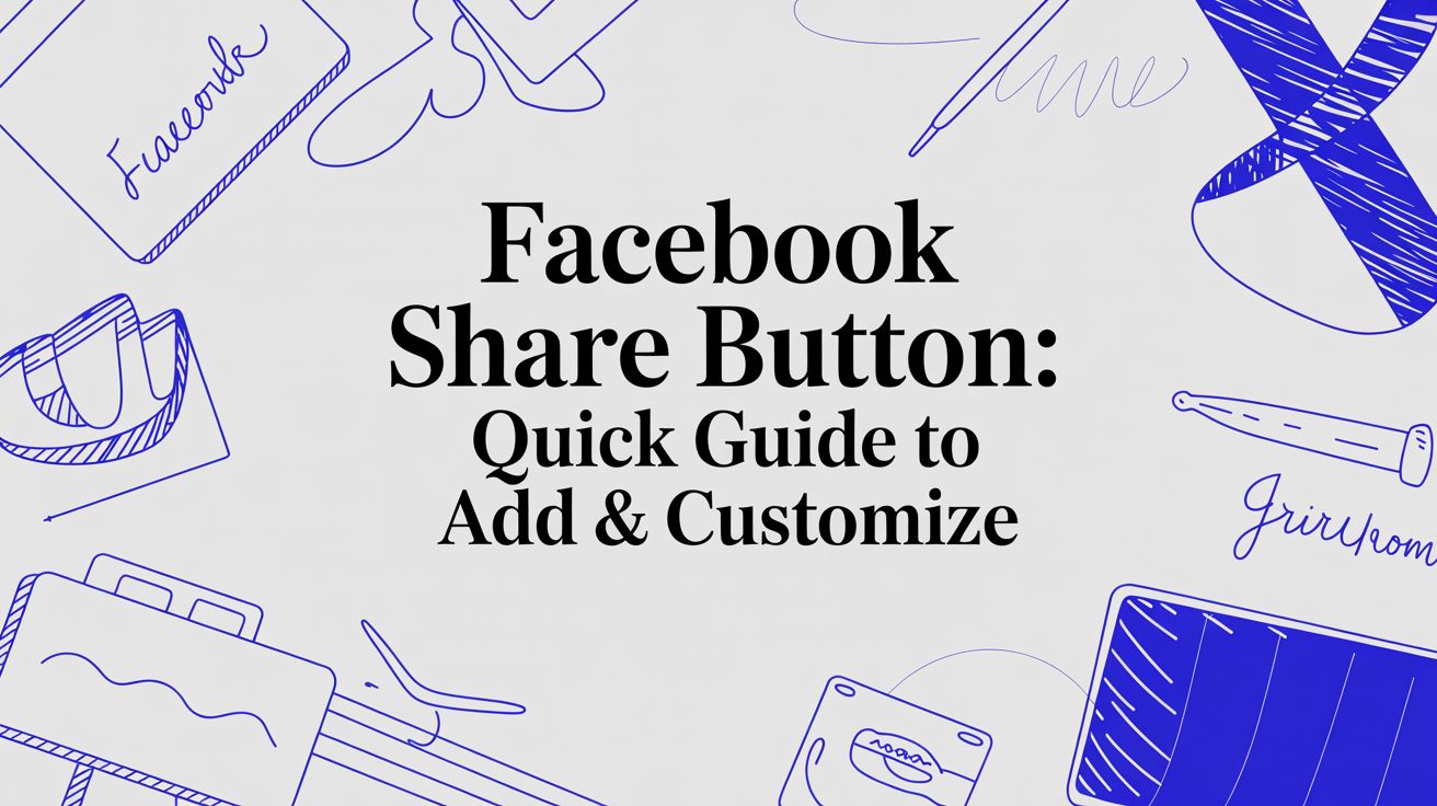 Cover Image for facebook share button: Quick Guide to Add & Customize