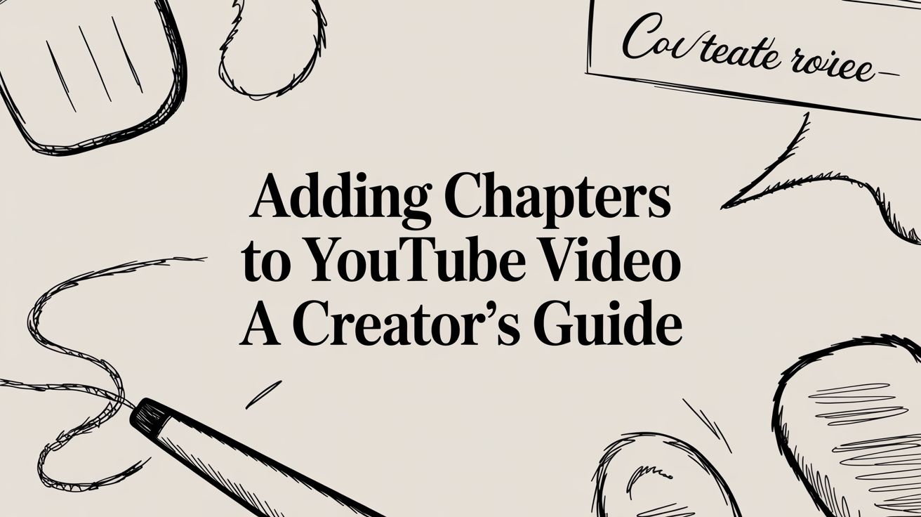 Adding Chapters to YouTube Video a Creator's Guide