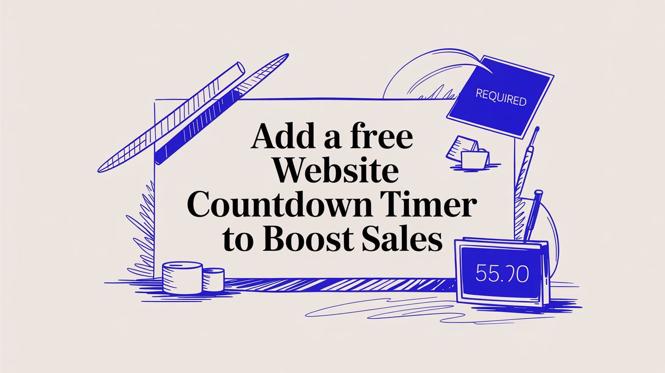 Cover Image for Add a Free Website Countdown Timer to Boost Sales
