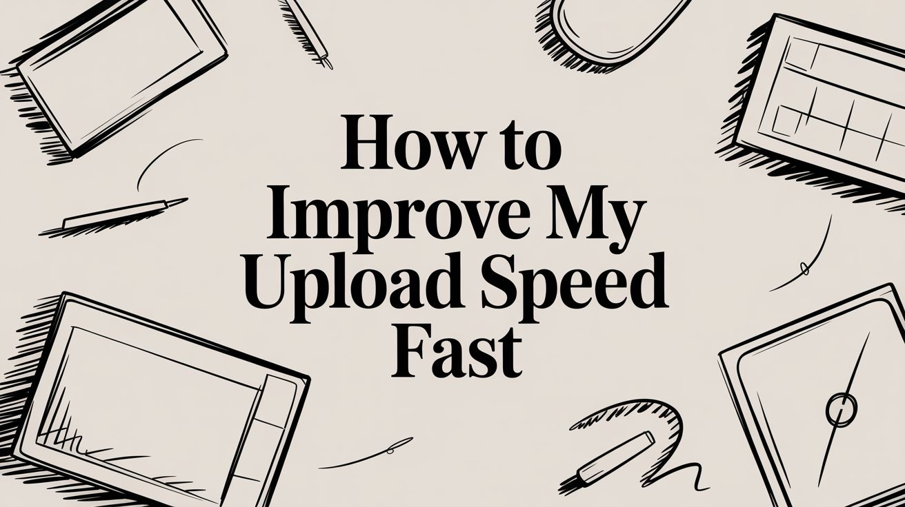 How to Improve My Upload Speed Fast
