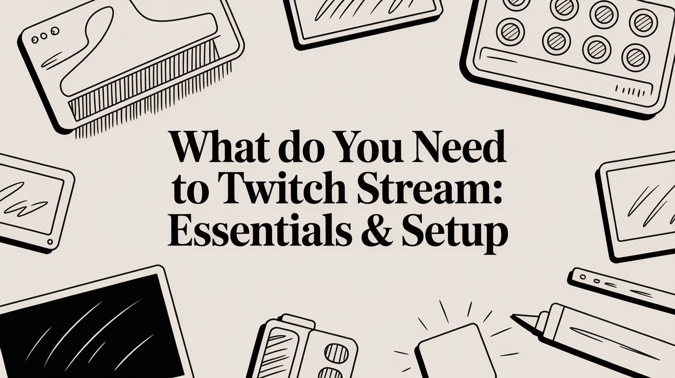 what do you need to twitch stream: Essentials & Setup
