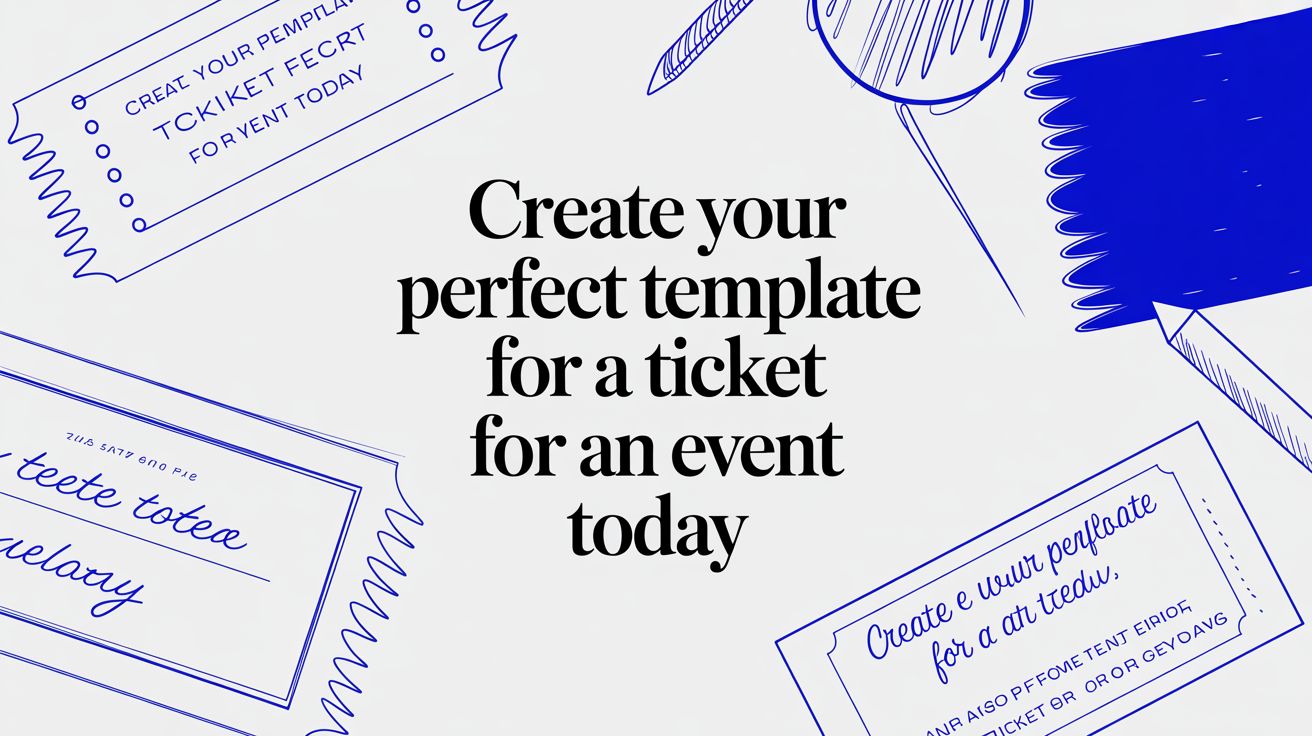 Cover Image for Create Your Perfect Template for a Ticket for an Event Today