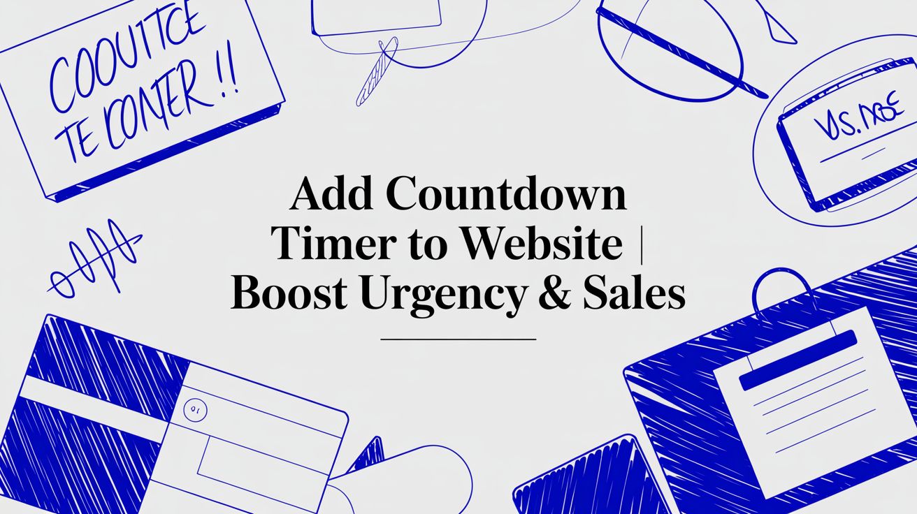 Cover Image for Add Countdown Timer to Website | Boost Urgency & Sales