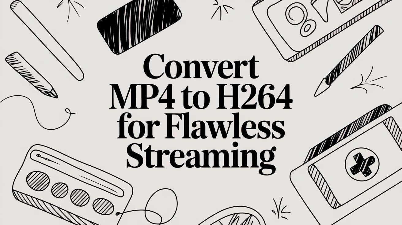 Convert MP4 to H264 for Flawless Streaming
