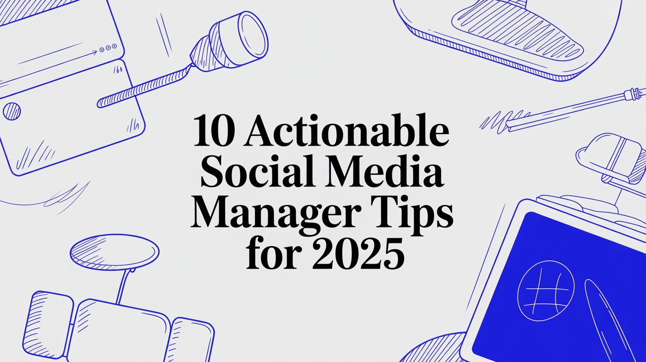 Cover Image for 10 Actionable Social Media Manager Tips for 2025