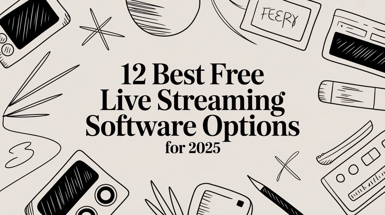 12 Best Free Live Streaming Software Options for 2025