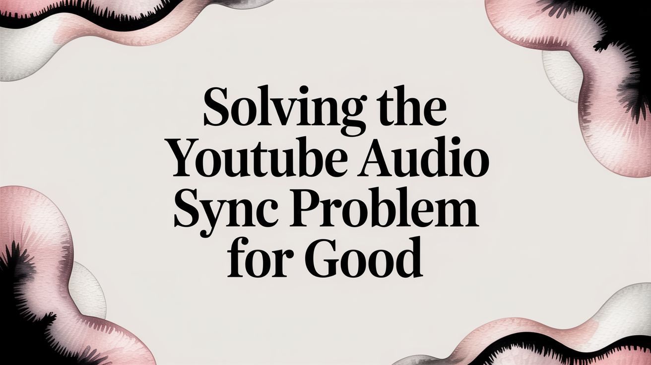 Solving the YouTube Audio Sync Problem for Good