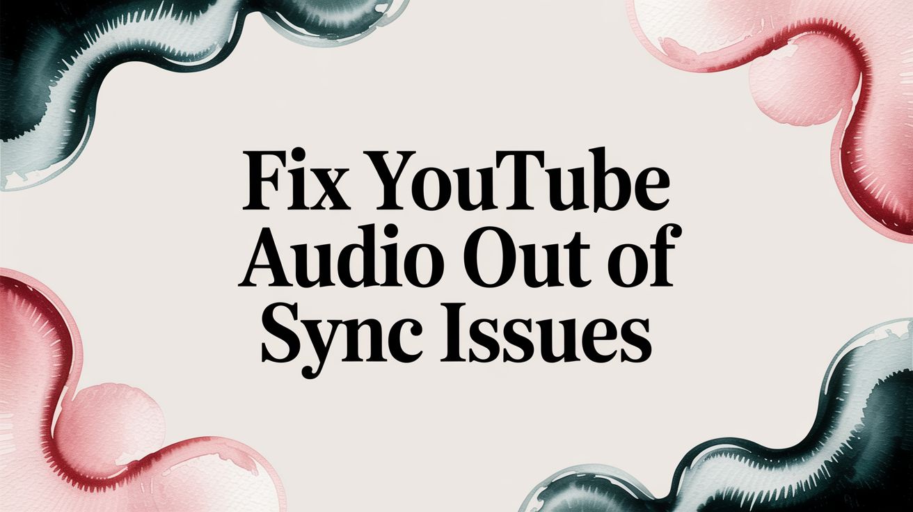 Fix YouTube Audio Out of Sync Issues