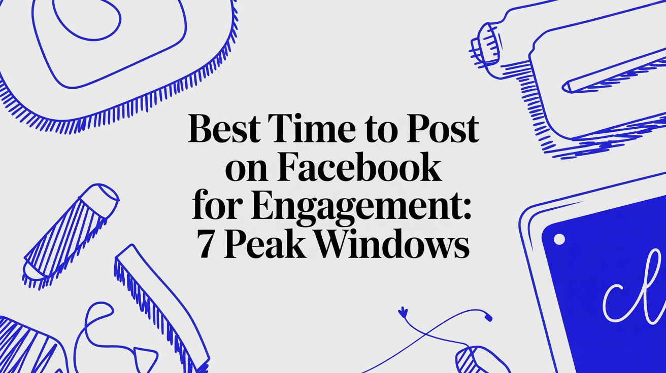 Cover Image for best time to post on facebook for engagement: 7 peak windows