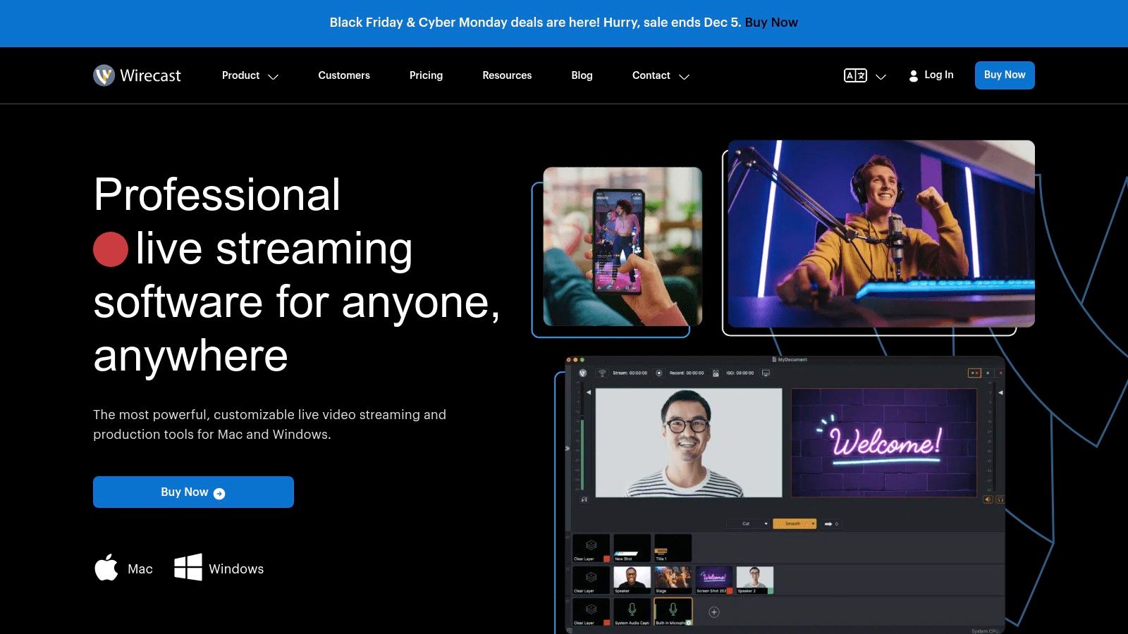 Wirecast (by Telestream)