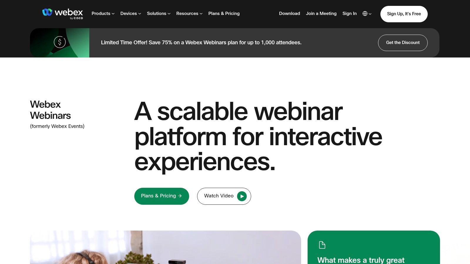 Webex Webinars (Cisco)