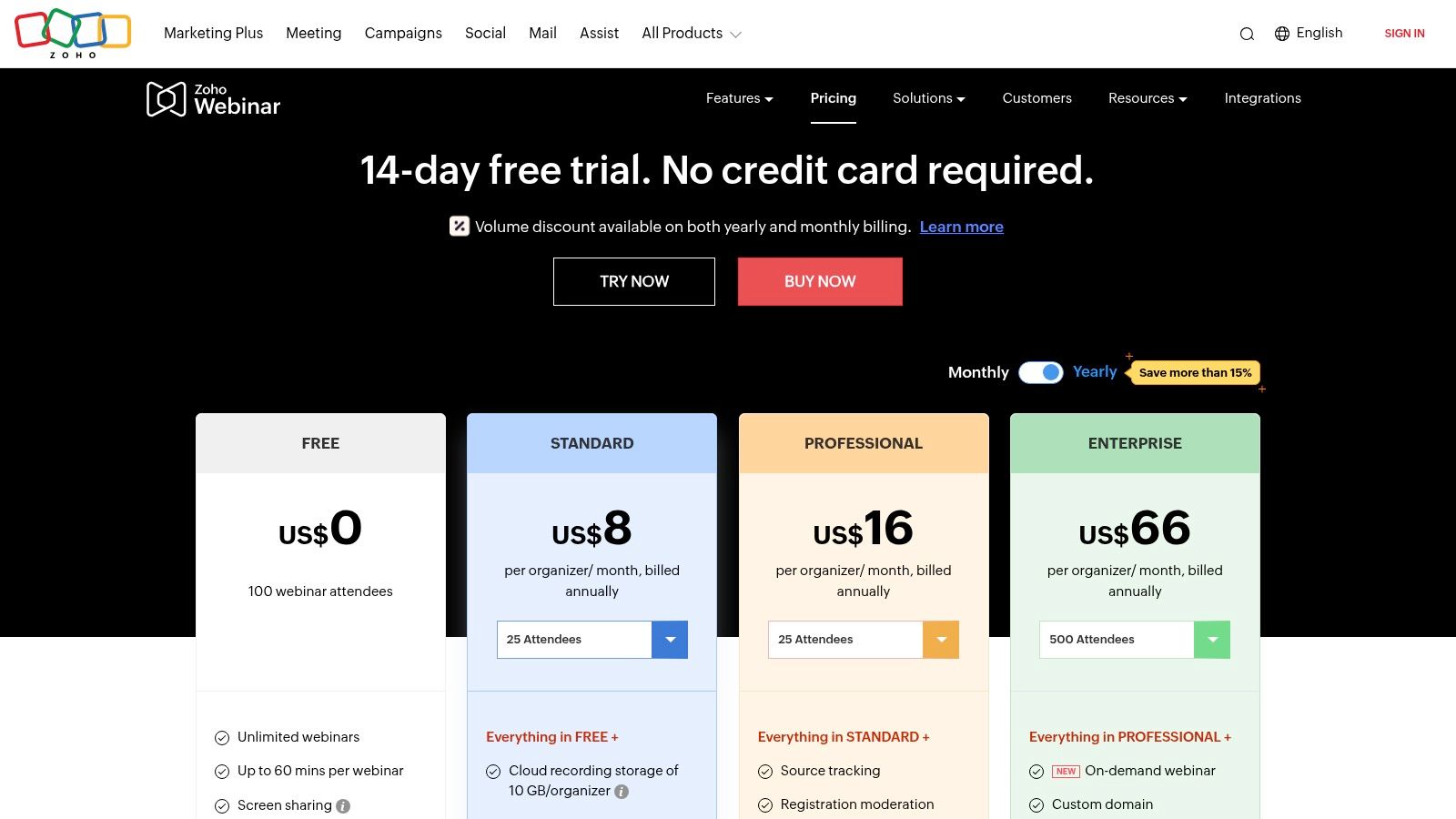 Zoho Webinar (Zoho Meeting)