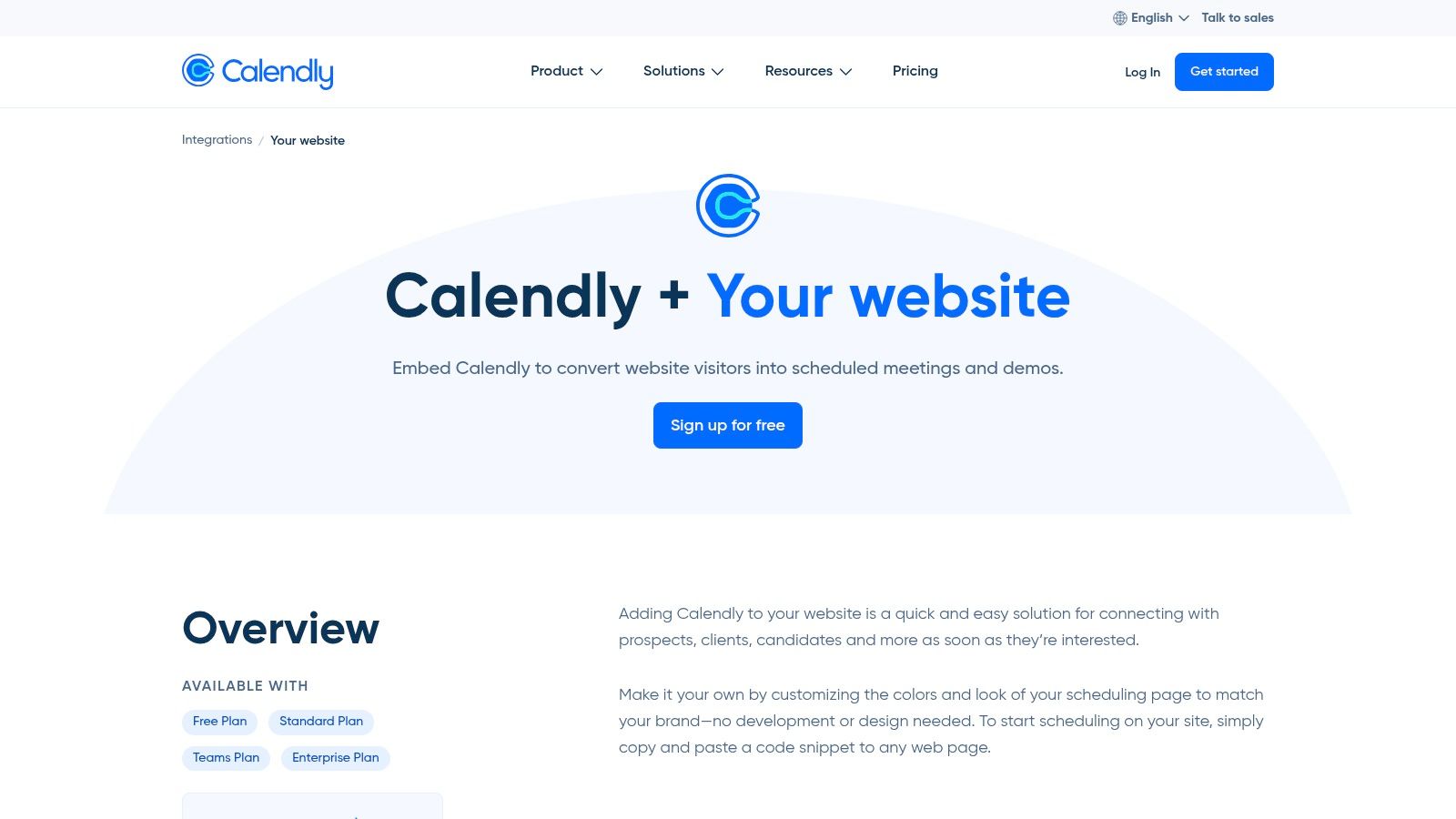 Calendly (Embed)