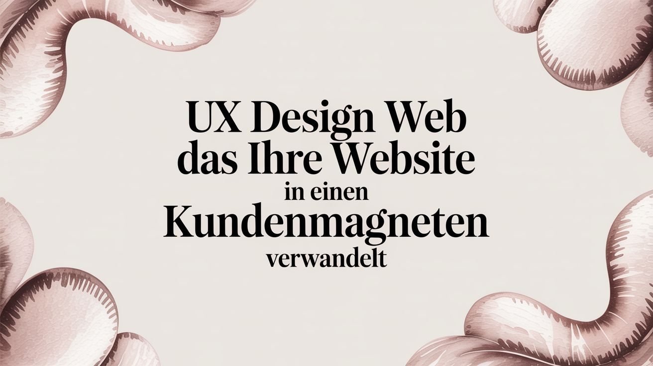 Ux design web das Ihre website in einen kundenmagneten verwandelt