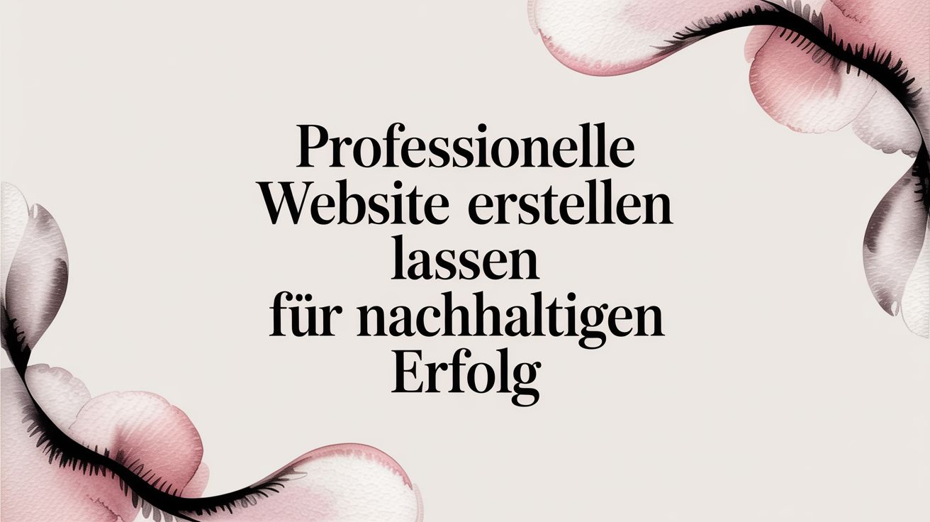 Professionelle website erstellen lassen für nachhaltigen erfolg