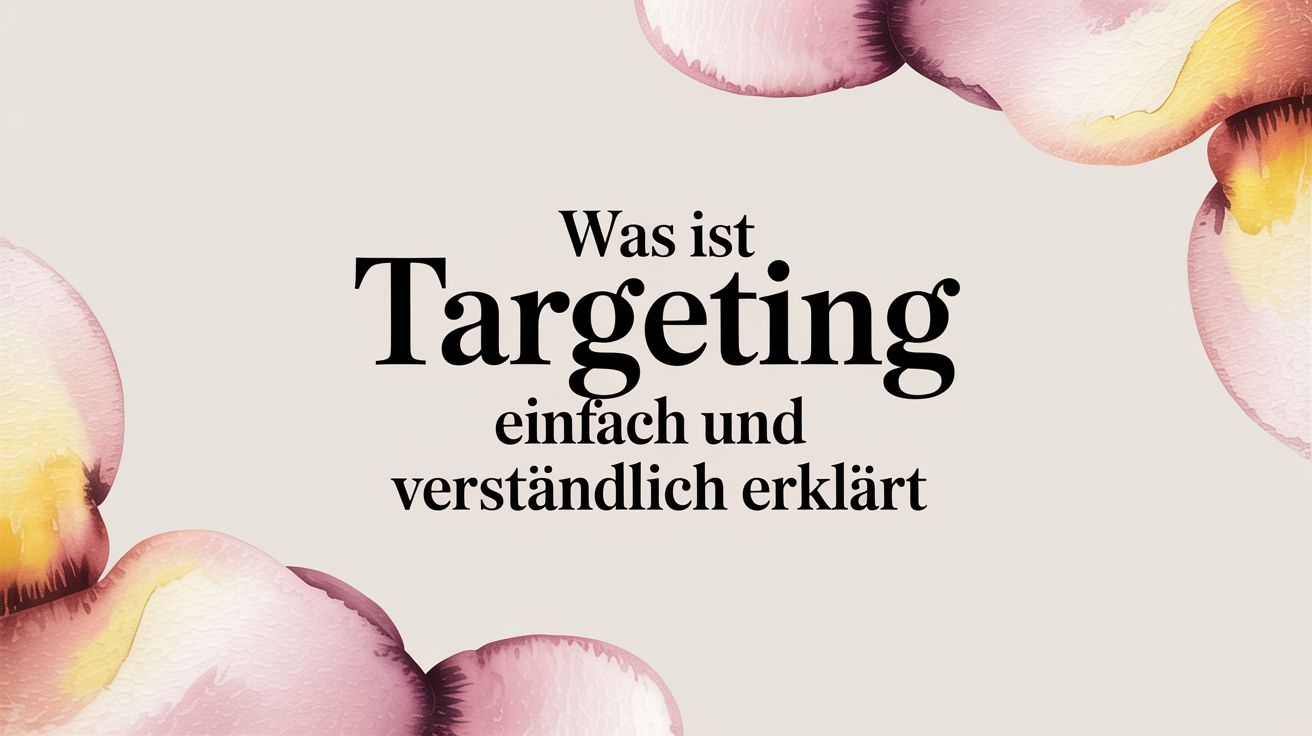 Was ist targeting einfach und verständlich erklärt