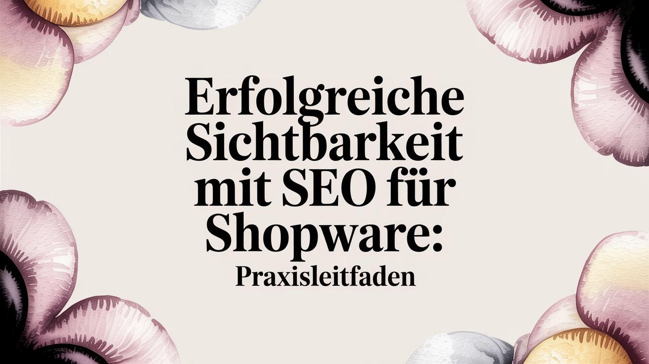 Erfolgreiche Sichtbarkeit mit seo für shopware: Praxisleitfaden