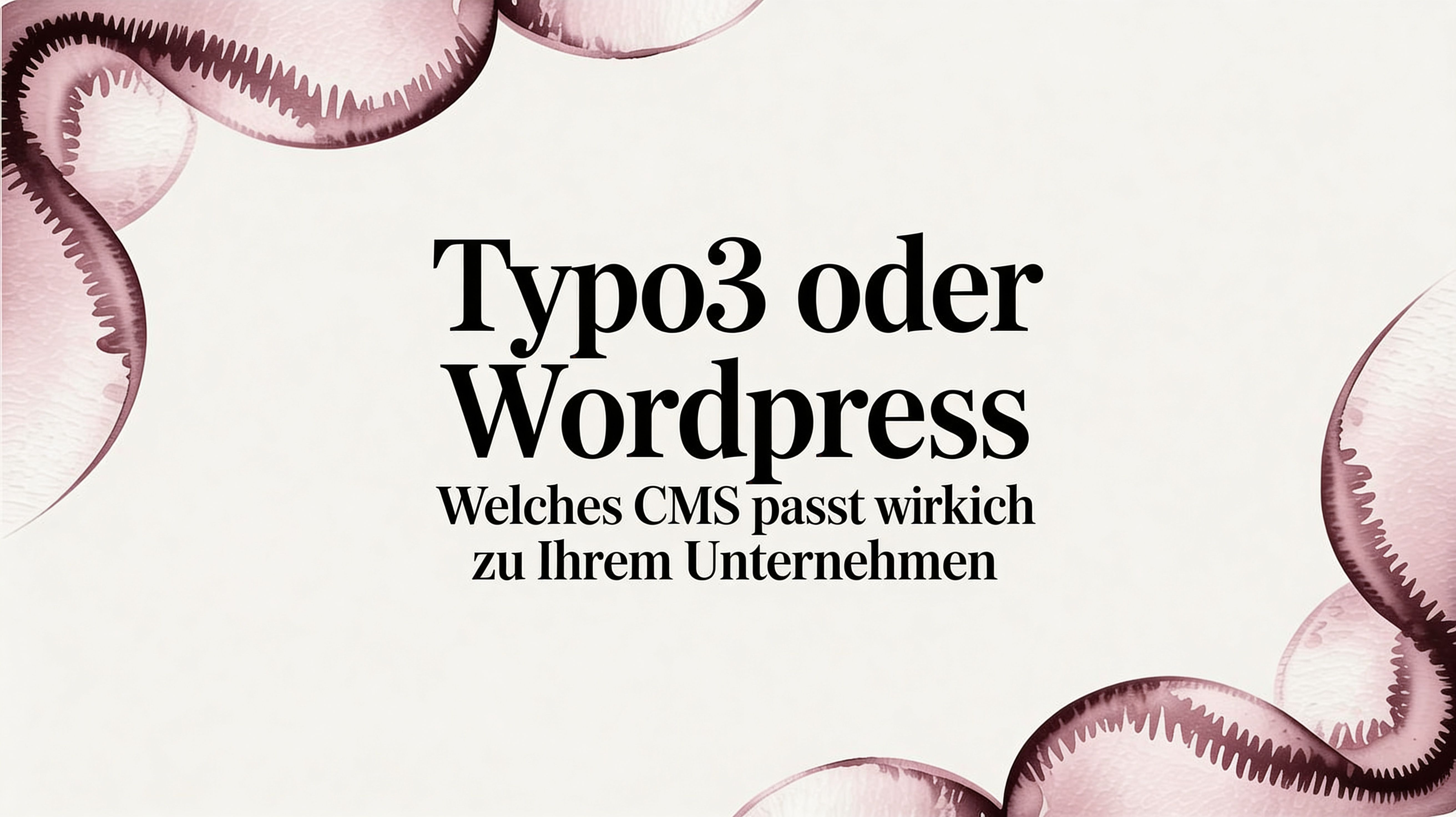 Typo3 oder WordPress Welches CMS passt wirklich zu Ihrem Unternehmen