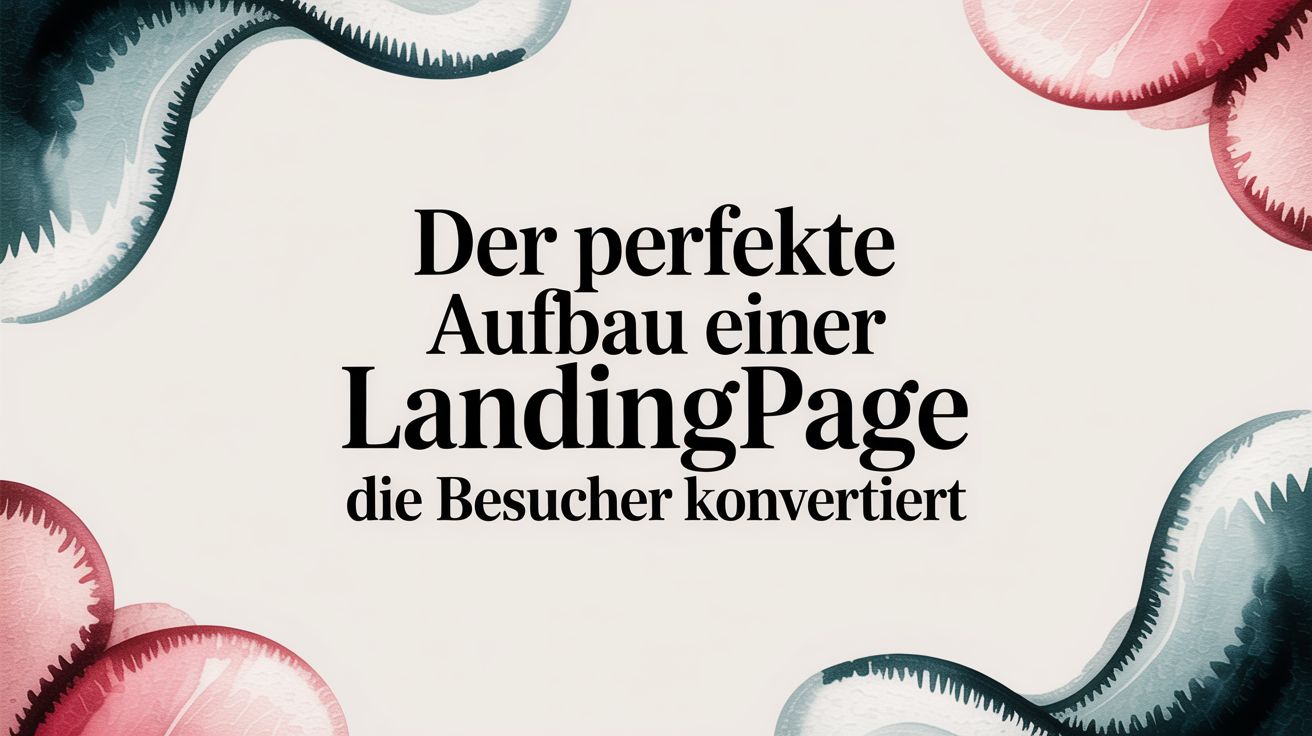 Der perfekte aufbau einer landingpage die besucher konvertiert