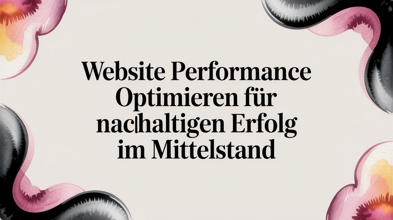 Website performance optimieren für nachhaltigen erfolg im mittelstand - Das Mythos Page Speed und co. erklärt
