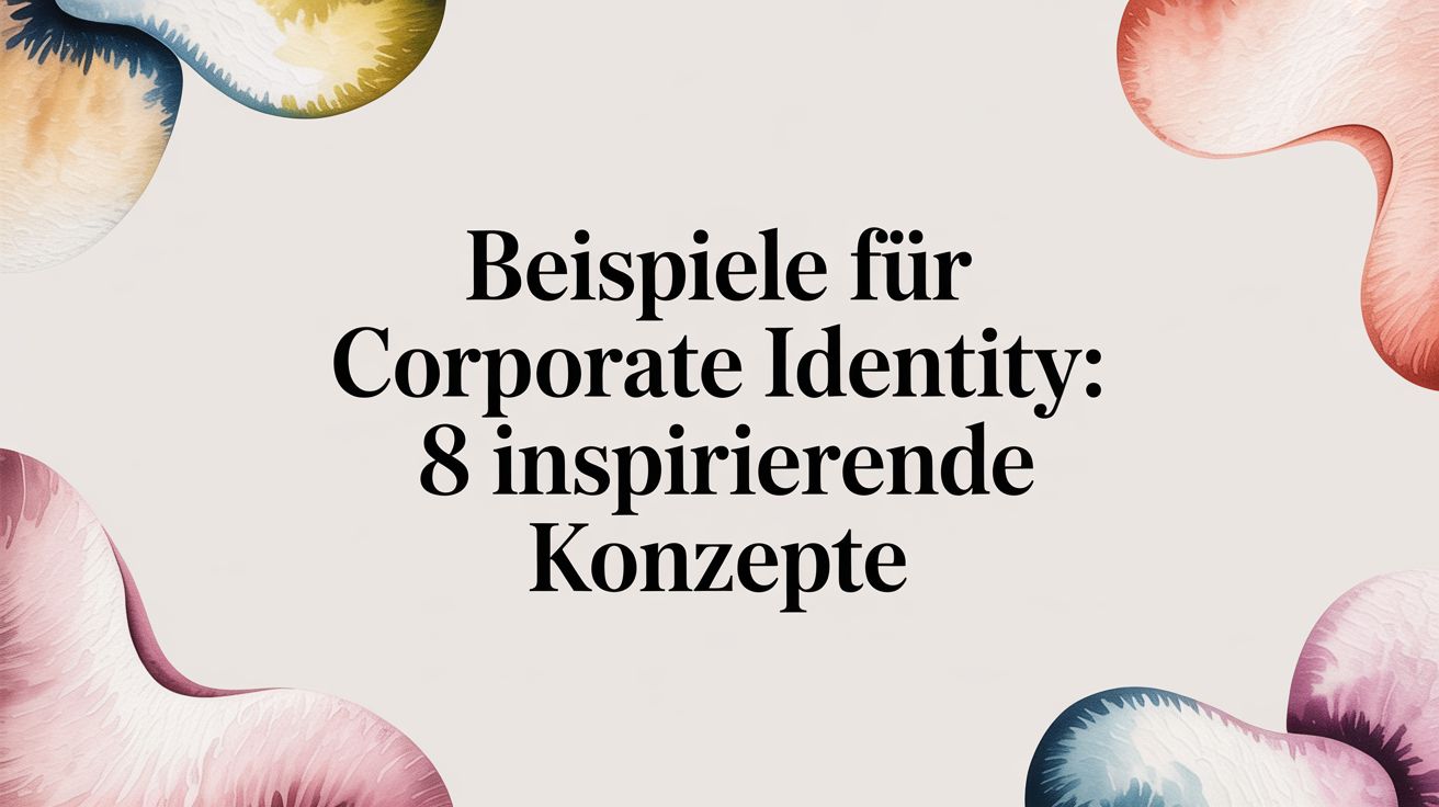 Beispiele für corporate identity: 8 inspirierende Konzepte