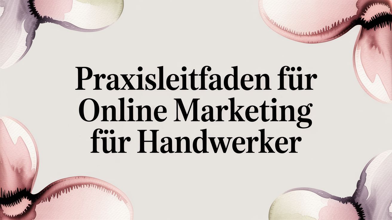 Praxisleitfaden für online marketing für handwerker
