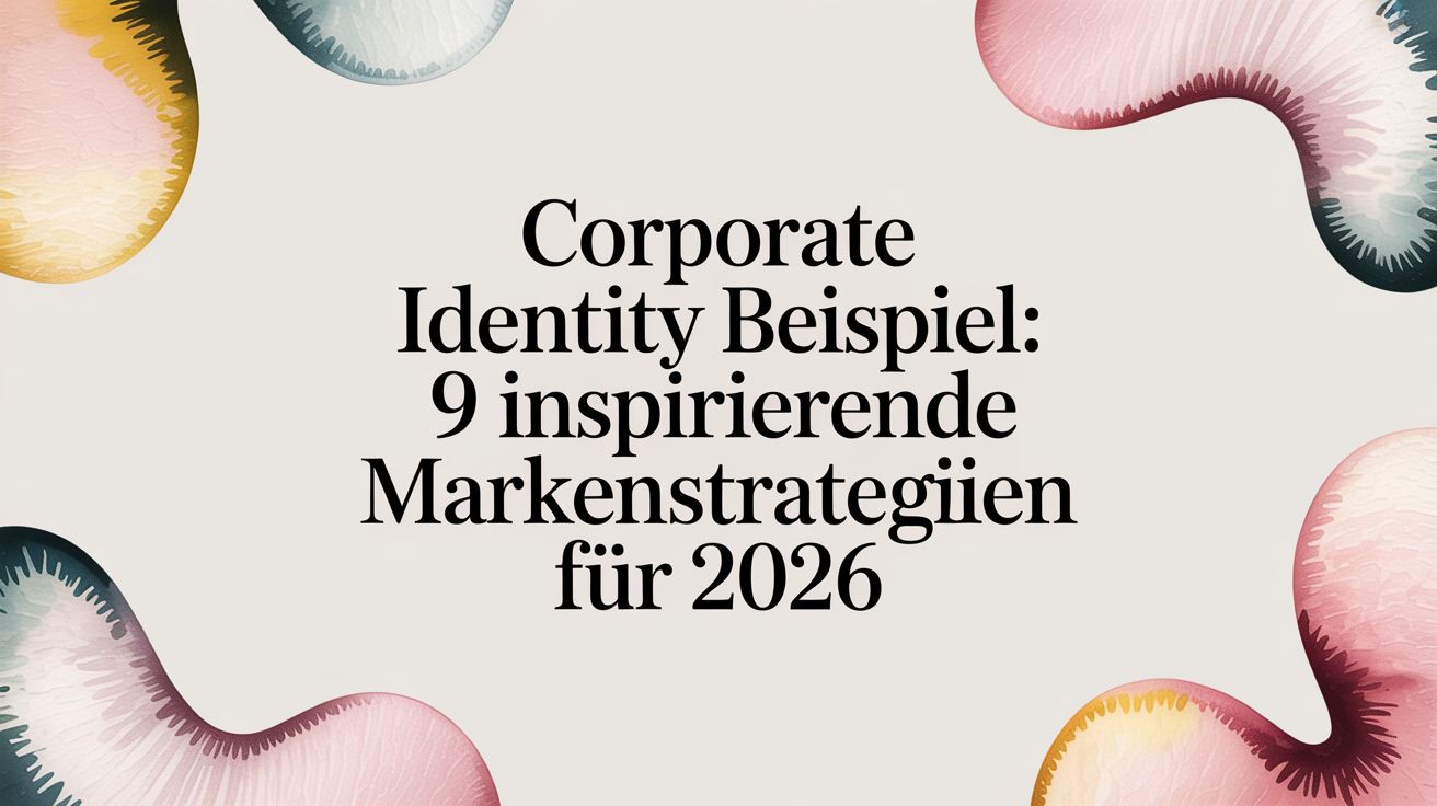 Corporate identity beispiel: 9 inspirierende Markenstrategien für 2026
