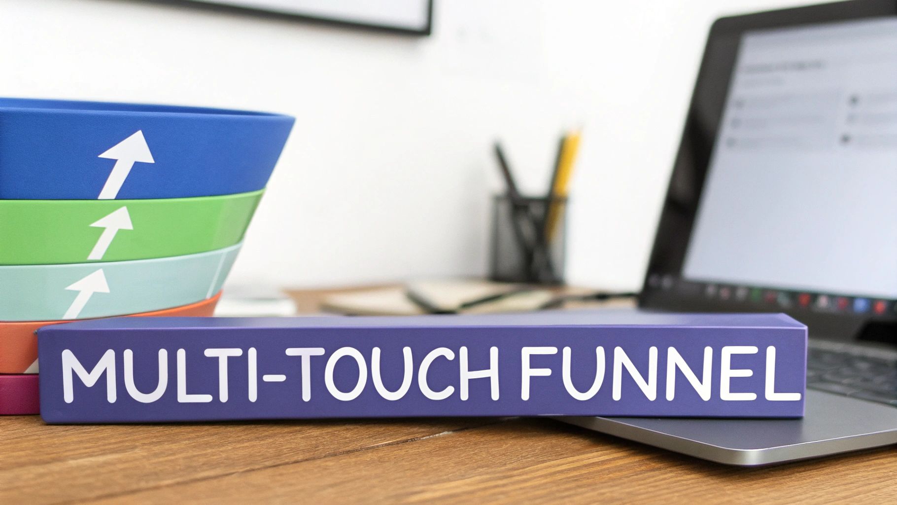 A scale balancing coins and human icons, representing the resource trade-offs between inbound and outbound strategies.