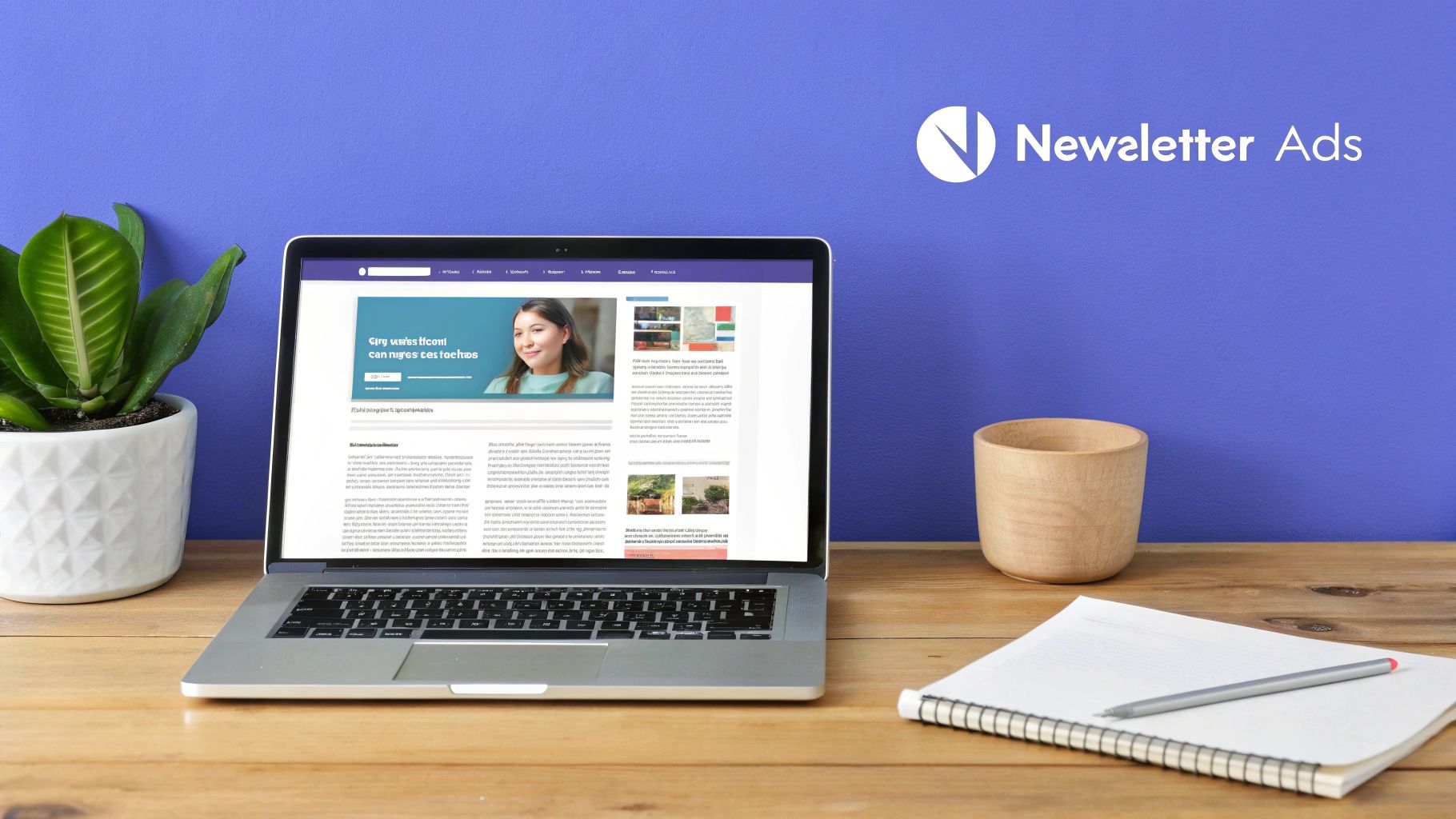 Newsletter with Integrated Ads