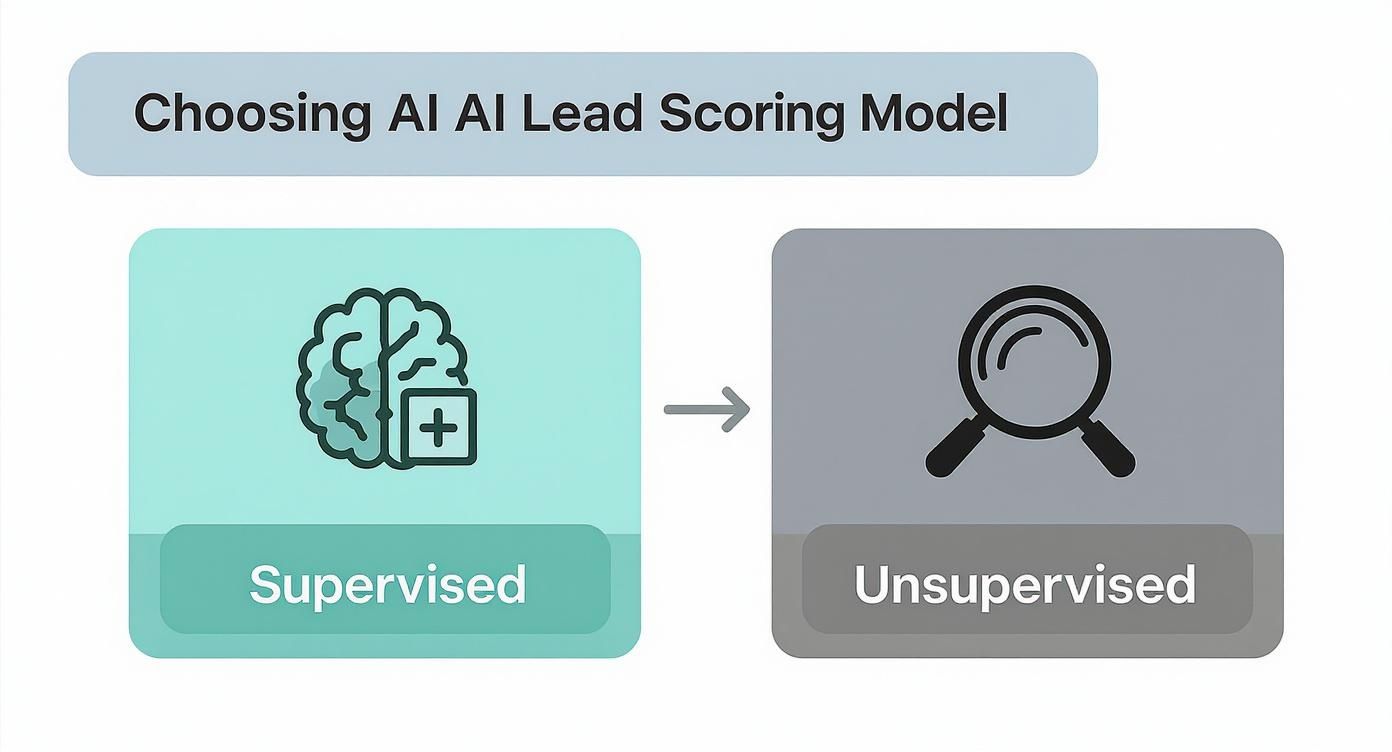 Infographic about ai for lead scoring