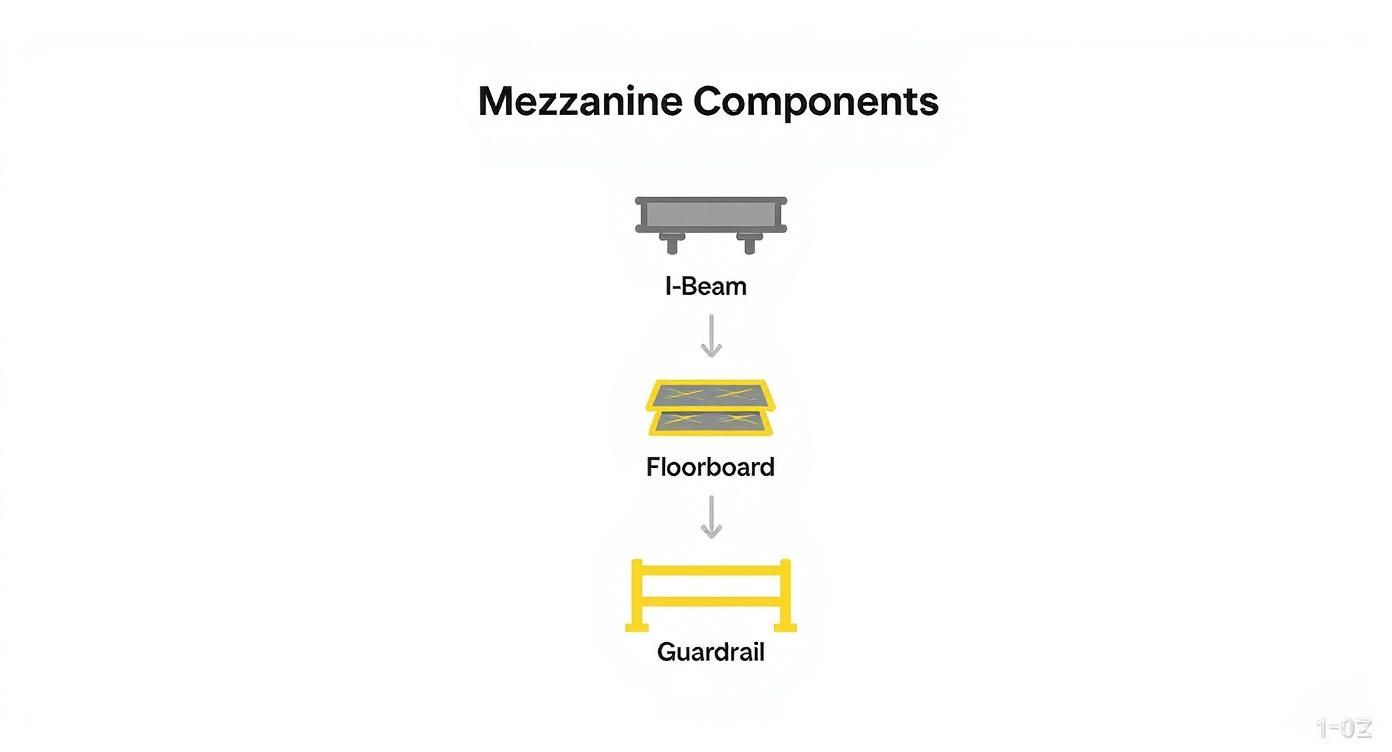 Infographic about mezzanine floor kits