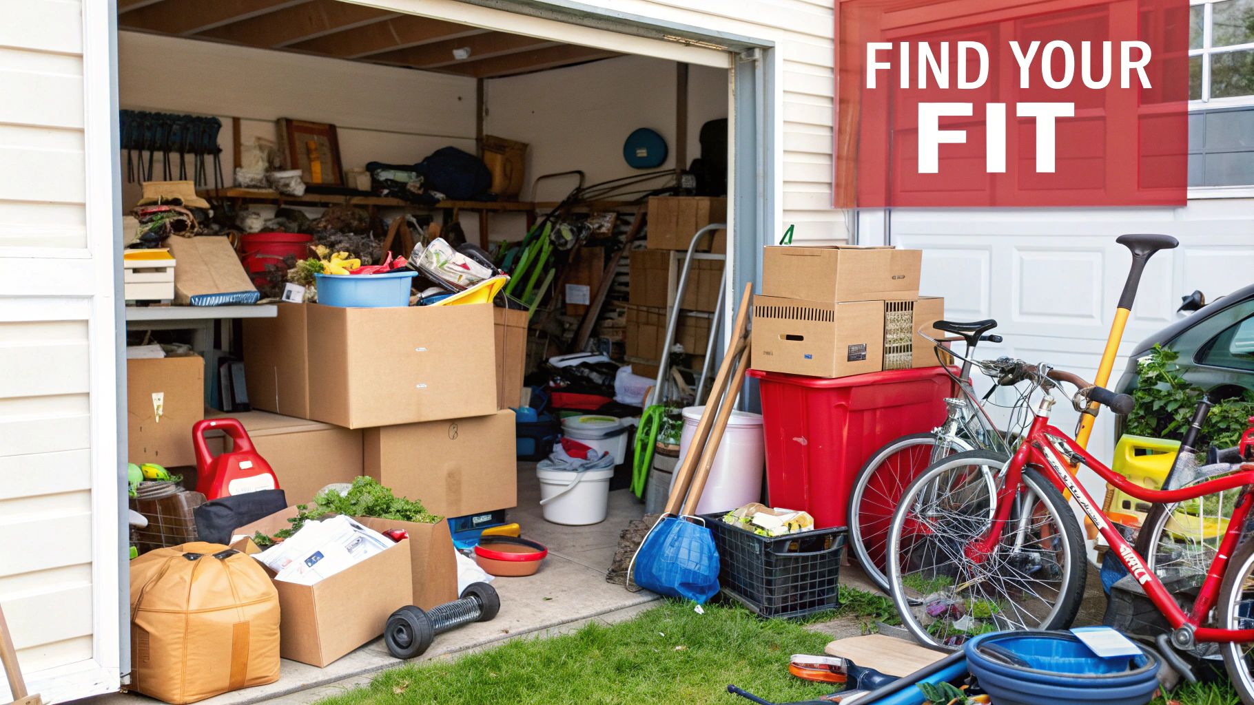 An organised warehouse with rows of sturdy metal shelving units.