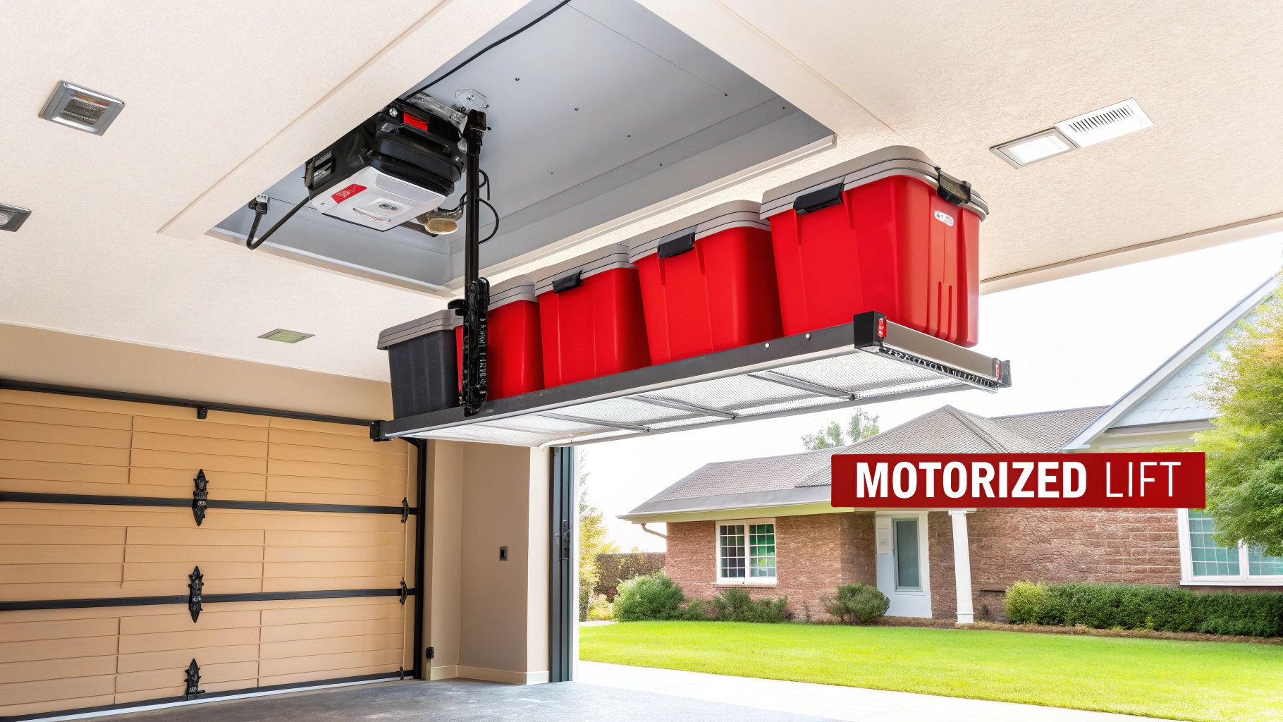 Motorized Ceiling Storage Lifts
