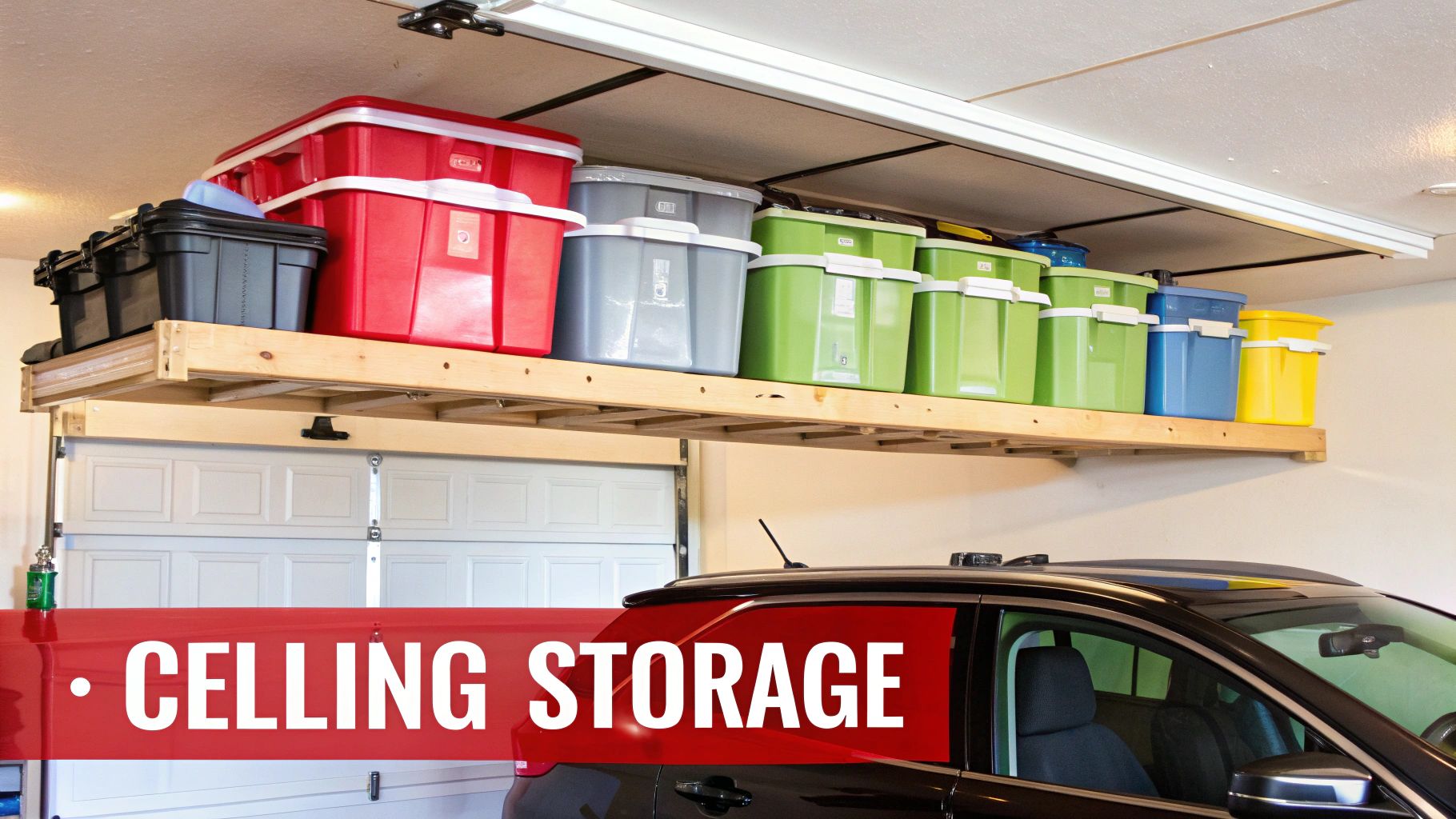 Overhead Ceiling Storage Racks