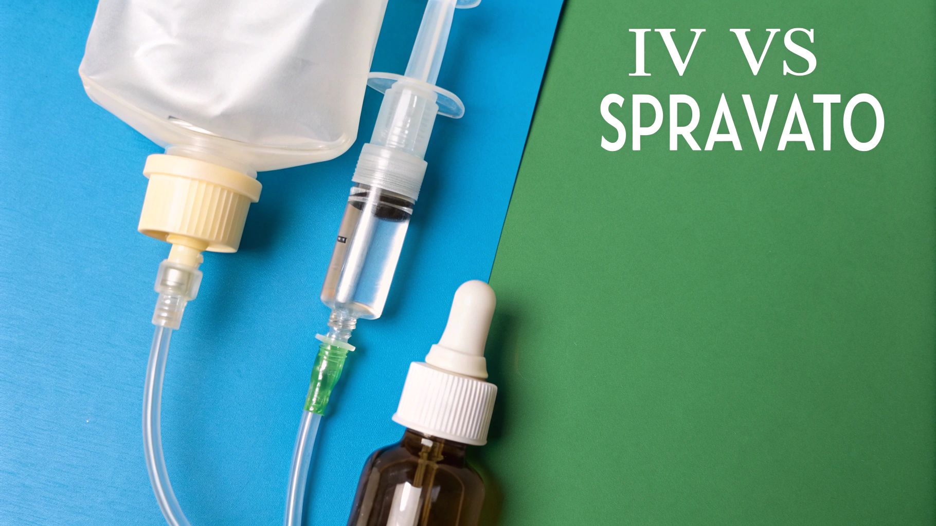 Two different paths merging, symbolizing the choice between different types of ketamine therapy like IV and intranasal.
