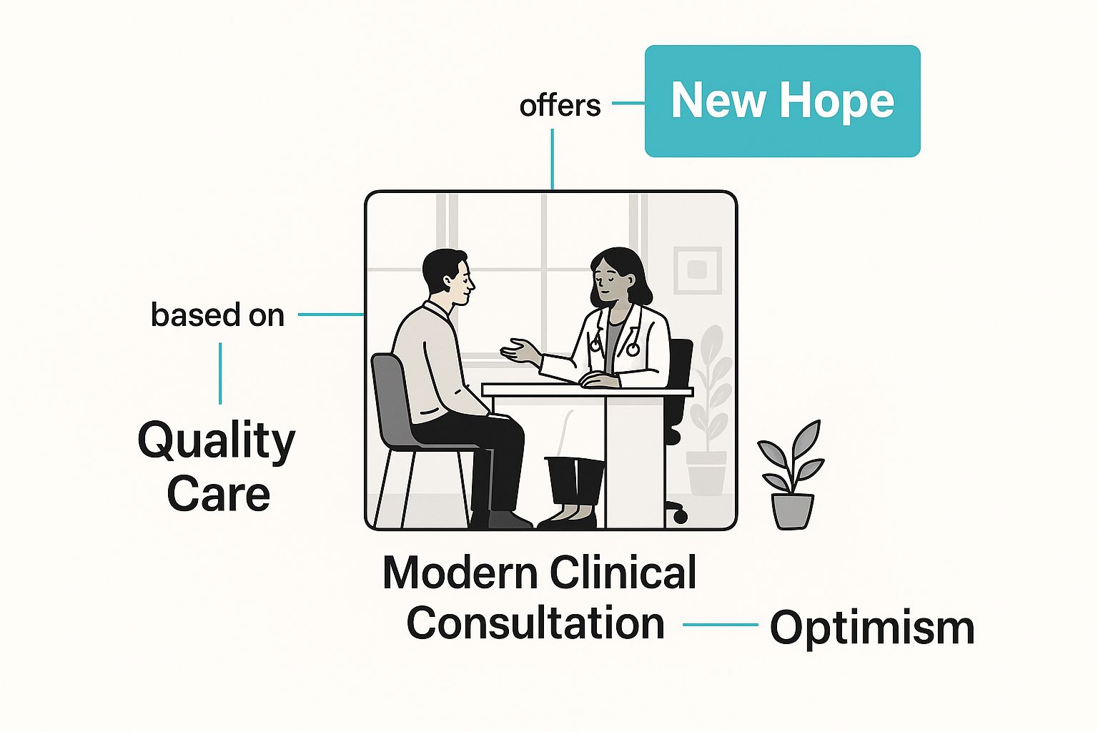 Infographic about low dose ketamine for depression