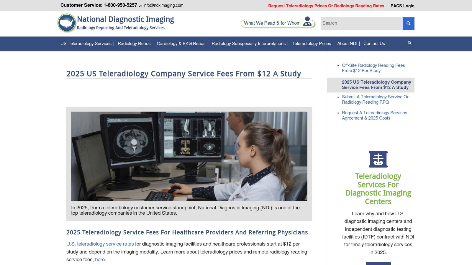National Diagnostic Imaging (NDI)